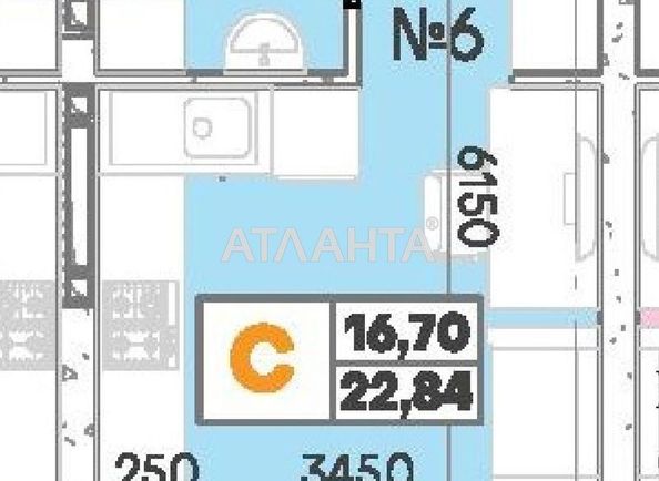 1-room apartment apartment by the address st. Slobodskaya (area 23,5 m²) - Atlanta.ua - photo 9