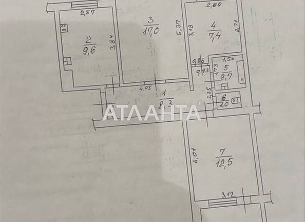 3-rooms apartment apartment by the address st. Balkovskaya Frunze (area 62,5 m²) - Atlanta.ua - photo 13