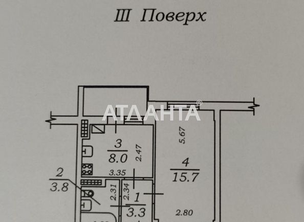 1-room apartment apartment by the address st. Proezdnaya (area 37,8 m²) - Atlanta.ua - photo 9