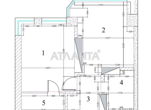 1-room apartment apartment by the address st. Solnechnaya (area 44 m²) - Atlanta.ua - photo 19