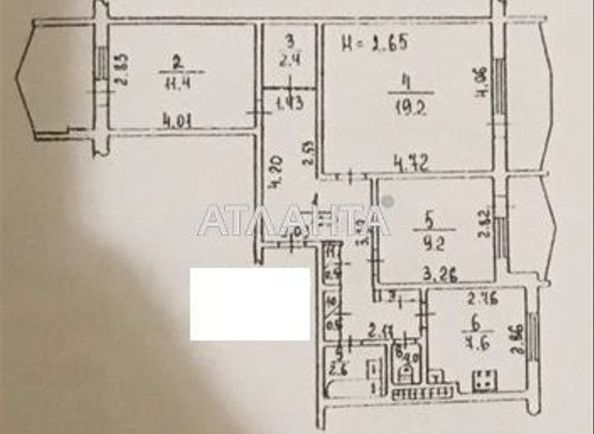 3-rooms apartment apartment by the address st. Krymskaya (area 72 m²) - Atlanta.ua - photo 8