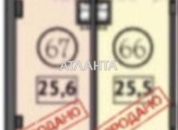 1-room apartment apartment by the address st. Bolshaya arnautskaya Chkalova (area 25,5 m²) - Atlanta.ua - photo 2