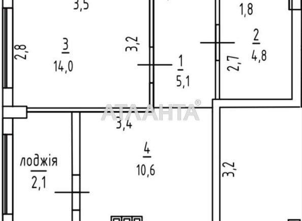 1-room apartment apartment by the address st. Marselskaya (area 37 m²) - Atlanta.ua - photo 6