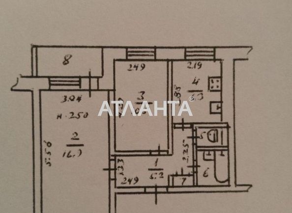2-кімнатна квартира за адресою Добровольського пр. (площа 44 м²) - Atlanta.ua - фото 18