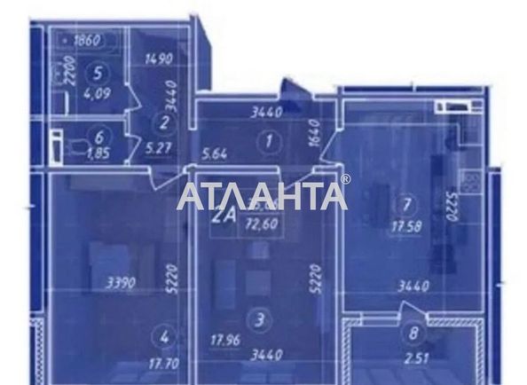 2-комнатная квартира по адресу Балтийский пер. (площадь 73 м²) - Atlanta.ua - фото 7