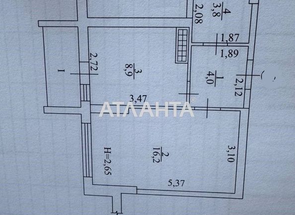 1-комнатная квартира по адресу ул. Одесская (площадь 35 м²) - Atlanta.ua - фото 8