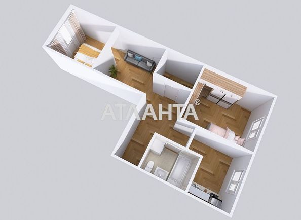 2-rooms apartment apartment by the address st. Segedskaya (area 43 m²) - Atlanta.ua - photo 8