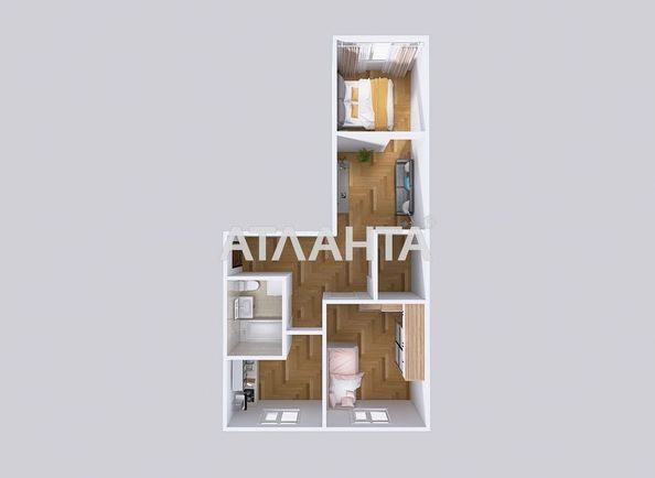 2-rooms apartment apartment by the address st. Segedskaya (area 43 m²) - Atlanta.ua - photo 9