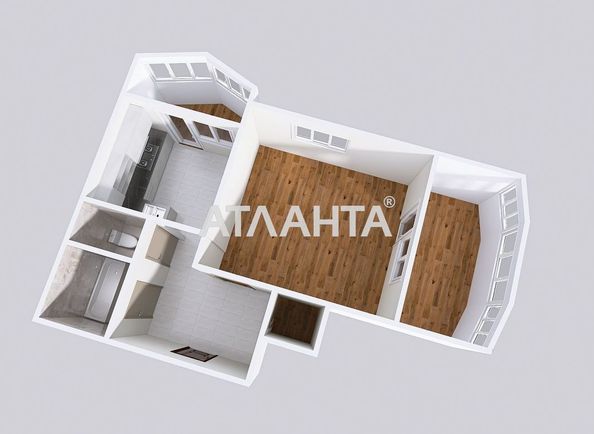1-room apartment apartment by the address st. Dnepropetr dor Semena Paliya (area 43,6 m²) - Atlanta.ua - photo 20