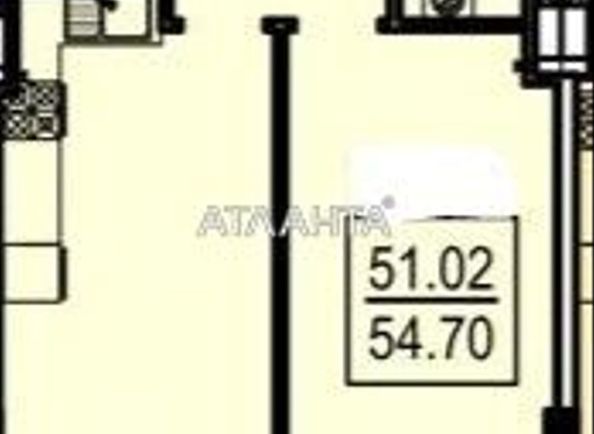 1-room apartment apartment by the address st. Fontanskaya dor Perekopskoy Divizii (area 54,7 m²) - Atlanta.ua - photo 9