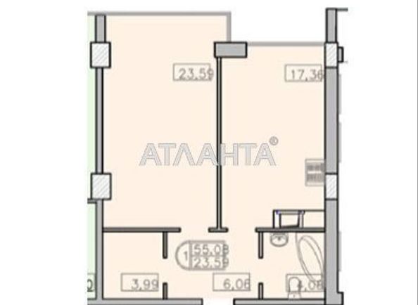 1-room apartment apartment by the address st. Frantsuzskiy bul Proletarskiy bul (area 56 m²) - Atlanta.ua - photo 9