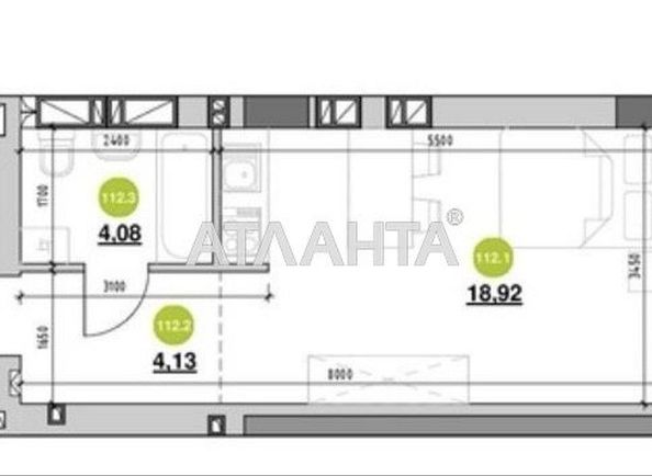 1-room apartment apartment by the address st. Rudnenska (area 27 m²) - Atlanta.ua - photo 4