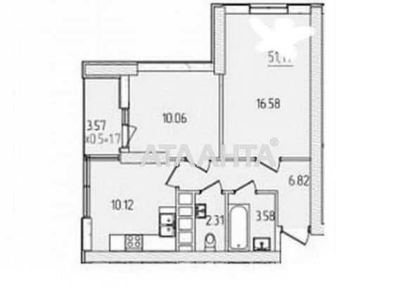 2-кімнатна квартира за адресою вул. Краснова (площа 51 м²) - Atlanta.ua