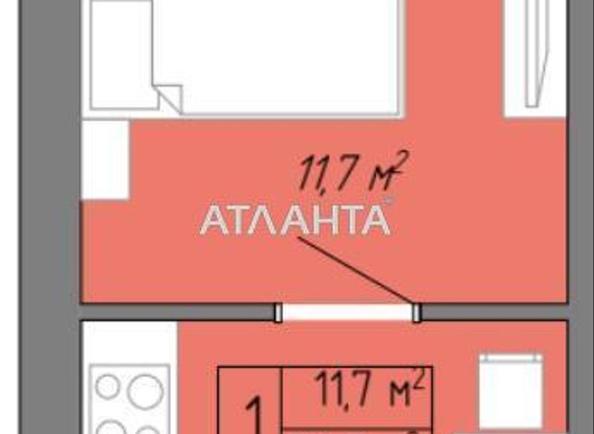 1-комнатная квартира по адресу Небесной Сотни пр. (площадь 33 м²) - Atlanta.ua - фото 18