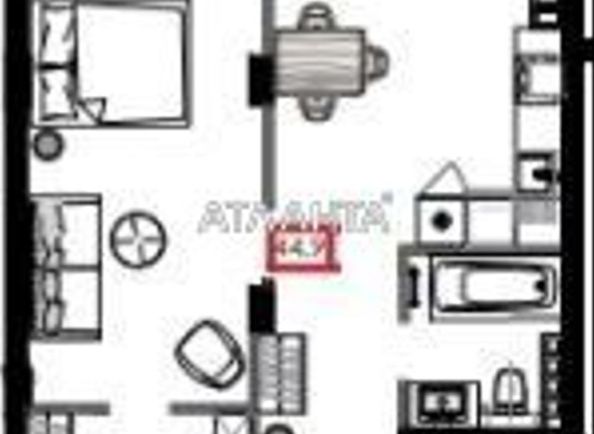 1-room apartment apartment by the address st. Marselskaya (area 37 m²) - Atlanta.ua - photo 11