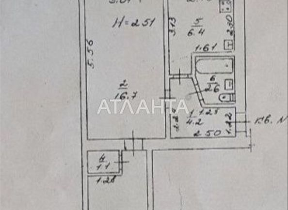 2-кімнатна квартира за адресою вул. Івана та Юрія Ліпи (площа 44 м²) - Atlanta.ua - фото 15