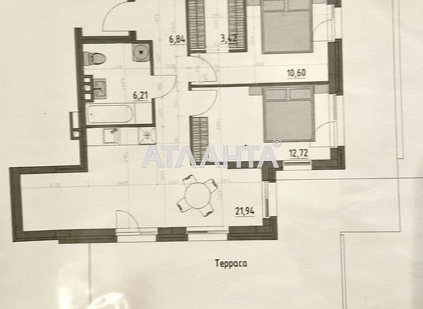 2-кімнатна квартира за адресою вул. Дачна (площа 78,3 м²) - Atlanta.ua - фото 26