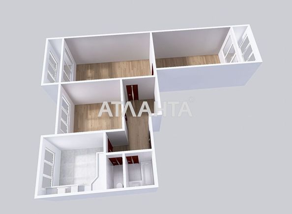 3-rooms apartment apartment by the address st. Nauchnaya ul (area 64,6 m²) - Atlanta.ua - photo 10
