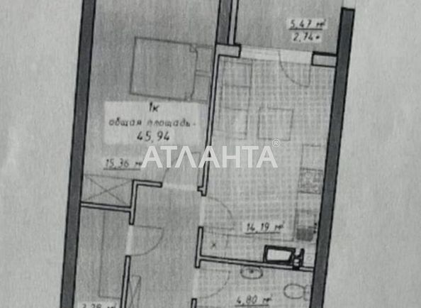 1-room apartment apartment by the address st. Kurortnyy per (area 46 m²) - Atlanta.ua - photo 17