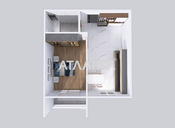 1-room apartment apartment by the address st. Orlika Pilipa (area 41,3 m²) - Atlanta.ua - photo 17