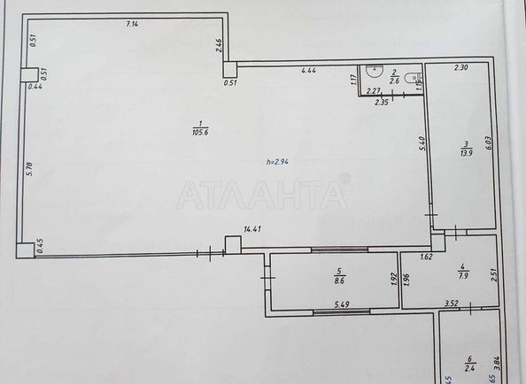 Коммерческая недвижимость по адресу Купальный пер. (площадь 140 м²) - Atlanta.ua - фото 11