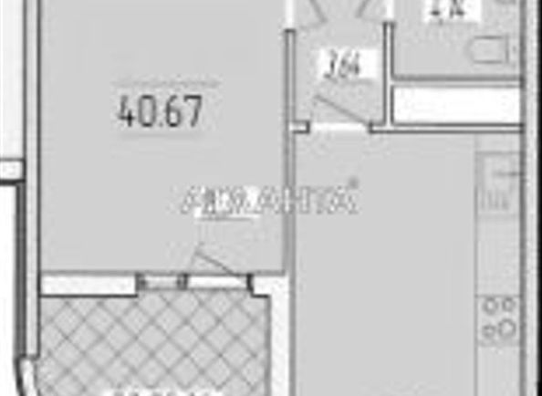 1-room apartment apartment by the address st. Krasnova (area 40,6 m²) - Atlanta.ua - photo 2