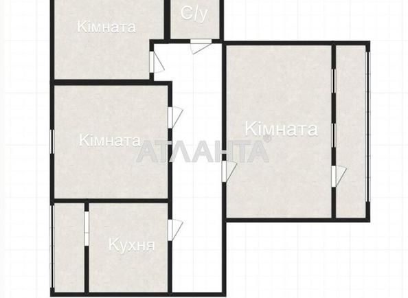 3-комнатная квартира по адресу ул. Бабаджаняна марш. (площадь 73,6 м²) - Atlanta.ua - фото 16