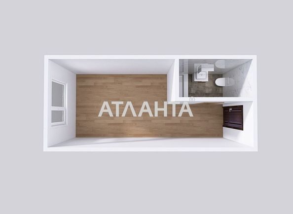 1-комнатная квартира по адресу ул. Космонавтов (площадь 16,5 м²) - Atlanta.ua - фото 15