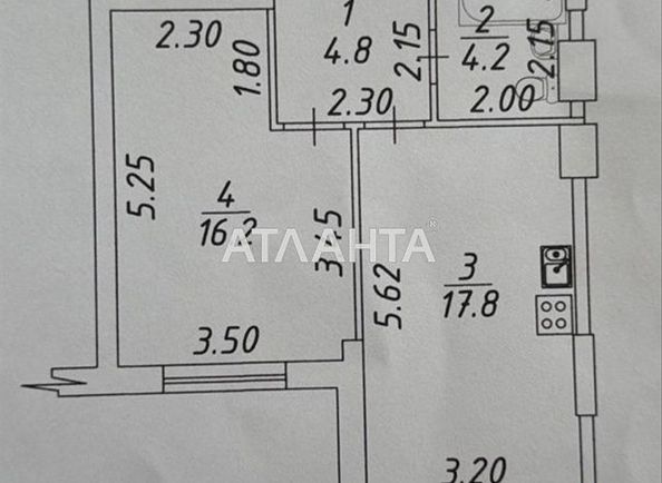 1-room apartment apartment by the address st. Nebesnoy Sotni pr Zhukova marsh pr Leninskoy iskry pr (area 43 m²) - Atlanta.ua - photo 15