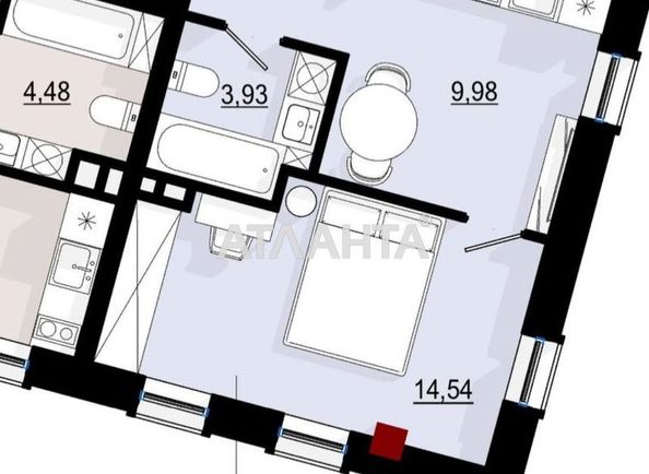 1-room apartment apartment by the address st. Dachnaya (area 32 m²) - Atlanta.ua - photo 14
