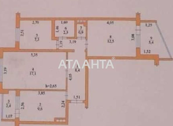 3-комнатная квартира по адресу ул. Заболотного ак. (площадь 64 м²) - Atlanta.ua - фото 24