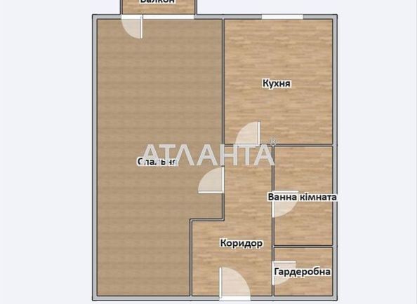 1-кімнатна квартира за адресою вул. Замостянська (площа 36,8 м²) - Atlanta.ua - фото 11