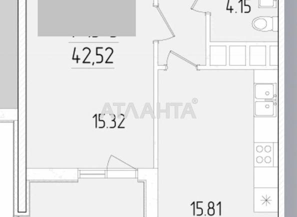 1-комнатная квартира по адресу ул. Краснова (площадь 41 м²) - Atlanta.ua - фото 17