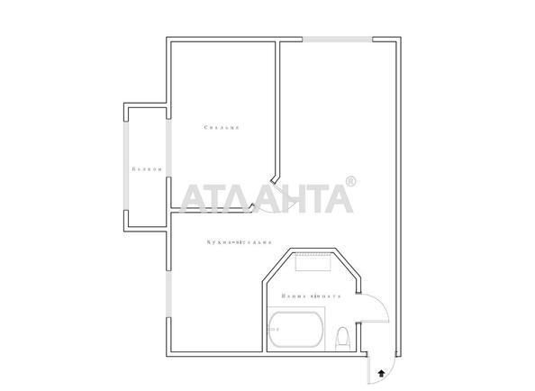 2-rooms apartment apartment by the address st. Seminarskaya Gamarnika (area 39,9 m²) - Atlanta.ua - photo 20