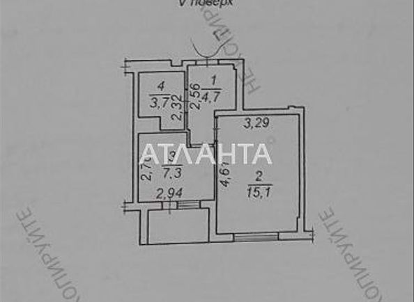 1-кімнатна квартира за адресою вул. Проїзна (площа 32,4 м²) - Atlanta.ua - фото 2