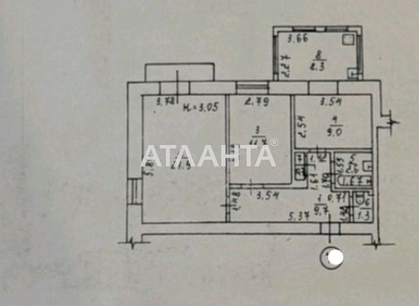 2-rooms apartment apartment by the address st. Prokhorovskaya Khvorostina (area 66 m²) - Atlanta.ua - photo 16