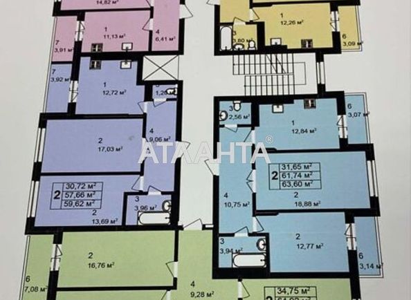 2-кімнатна квартира за адресою вул. Щирецька (площа 68,5 м²) - Atlanta.ua - фото 14