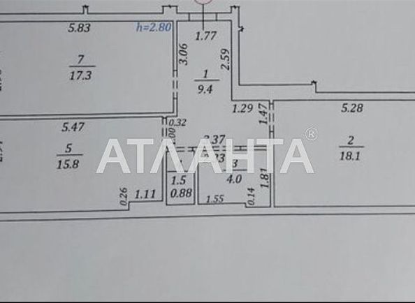 2-кімнатна квартира за адресою вул. Щирецька (площа 68,5 м²) - Atlanta.ua - фото 15