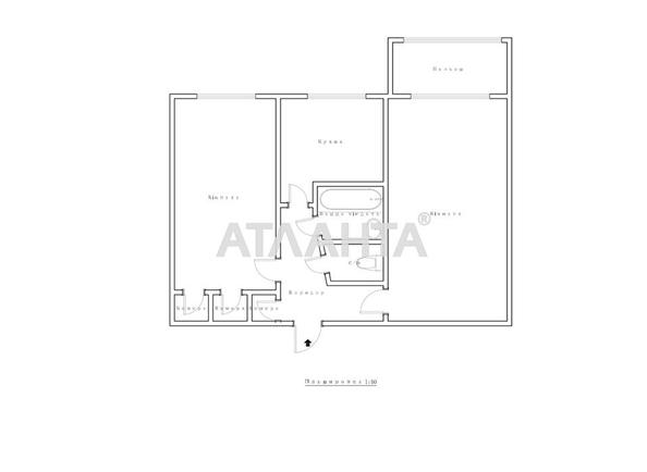 2-rooms apartment apartment by the address st. Kosmonavtov (area 44 m²) - Atlanta.ua - photo 16