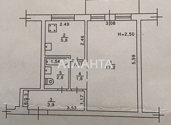 1-кімнатна квартира за адресою вул. Петрова ген. (площа 33 м²) - Atlanta.ua - фото 10