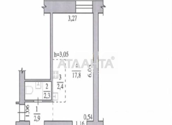 1-room apartment apartment by the address st. Kanatnaya Sverdlova (area 25 m²) - Atlanta.ua - photo 12