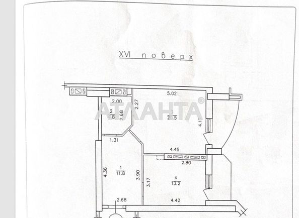 1-комнатная квартира по адресу ул. Говорова марш. (площадь 52,7 м²) - Atlanta.ua - фото 10
