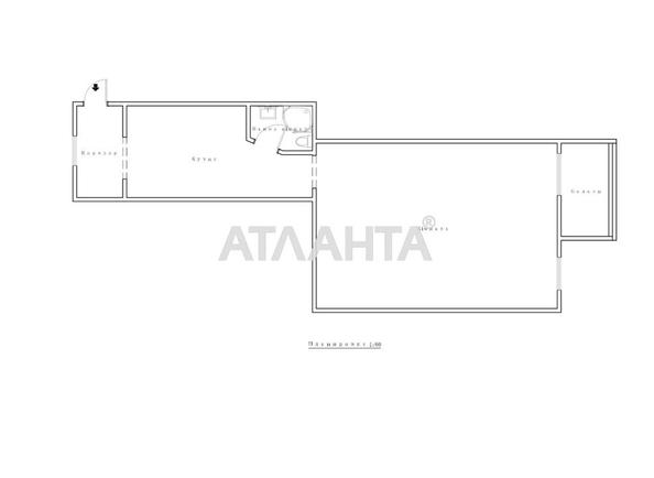 1-кімнатна квартира за адресою вул. Листопадового Чину (площа 58,4 м²) - Atlanta.ua - фото 22