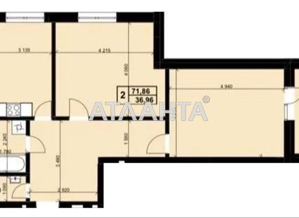 2-кімнатна квартира за адресою вул. Городоцька (площа 74 м²) - Atlanta.ua - фото 3