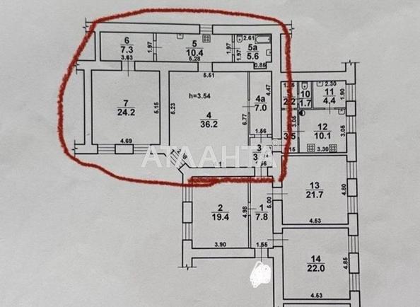 2-кімнатна квартира за адресою вул. Пастера (площа 94 м²) - Atlanta.ua - фото 12
