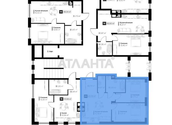 2-кімнатна квартира за адресою вул. Орлика Пилипа (площа 47,7 м²) - Atlanta.ua - фото 11