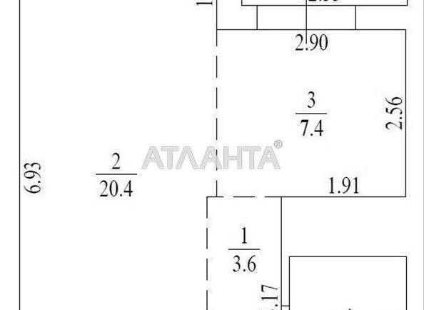 1-кімнатна квартира за адресою вул. Чехова (площа 40,2 м²) - Atlanta.ua - фото 5