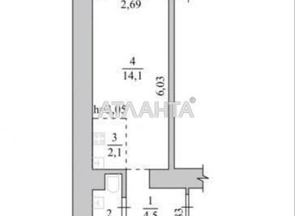 1-кімнатна квартира за адресою вул. Канатна (площа 23 м²) - Atlanta.ua - фото 9