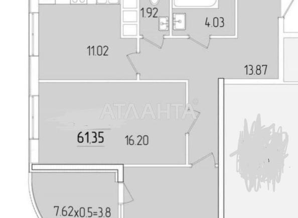 2-rooms apartment apartment by the address st. Krasnova (area 61,4 m²) - Atlanta.ua - photo 8