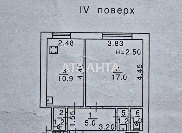 1-кімнатна квартира за адресою вул. Бугаївська (площа 36,5 м²) - Atlanta.ua - фото 8